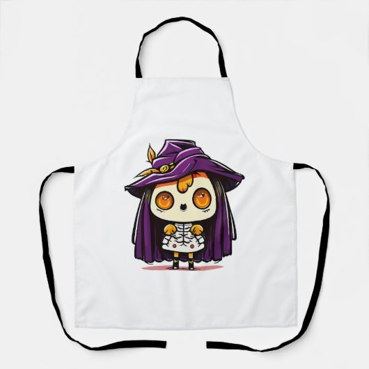 Halloween witch schort (Voorkant)