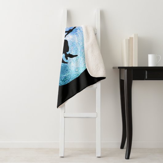 Halloween Witch Sherpa Deken (In situ)