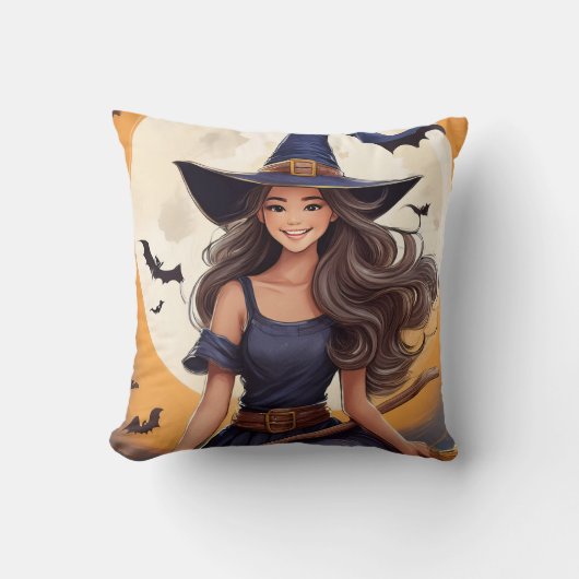Halloween Witch Sierkussen (Voorkant)