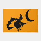 Halloween Witch Silhouette Deurmat (Voorkant)