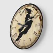 Halloween Witch Silhouette | klokgezicht Grote Klok (Hoek)