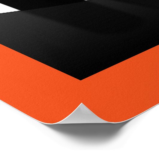 HALLOWEEN WITCH SILHOUETTE POSTER (Hoek)