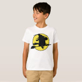 Halloween Witch Silhouette T-shirt (Voorkant volledig)