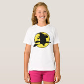 Halloween Witch Silhouette T-shirt (Voorkant volledig)