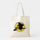 Halloween Witch Silhouette Tote Bag (Achterkant)