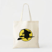Halloween Witch Silhouette Tote Bag (Voorkant)