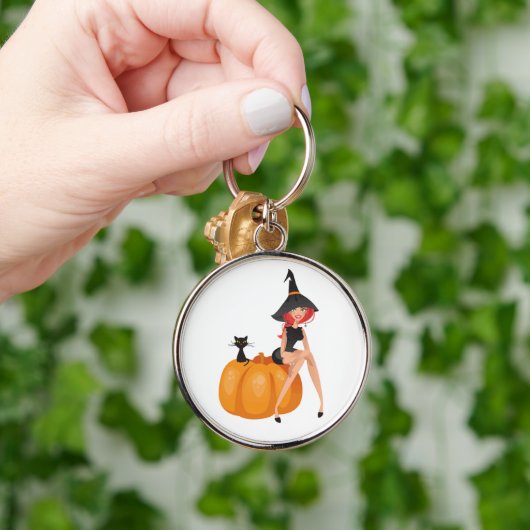 HALLOWEEN WITCH SLEUTELHANGER (Hand)