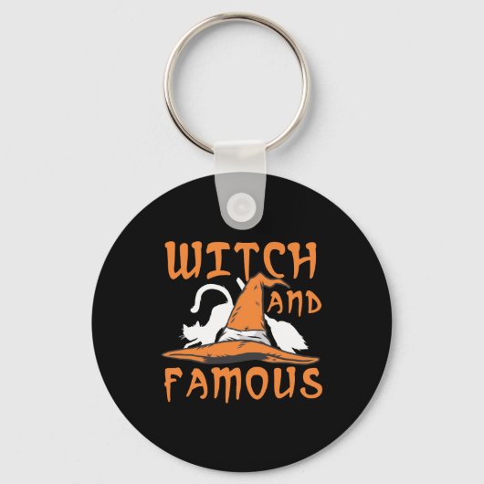 Halloween Witch Sleutelhanger (Voorkant)