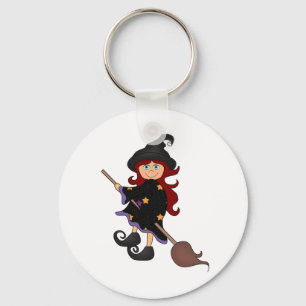 Halloween witch sleutelhanger