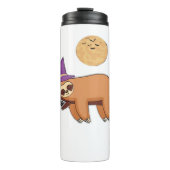 Halloween Witch Sloth Premium T-shirt Thermosbeker (Voorkant)