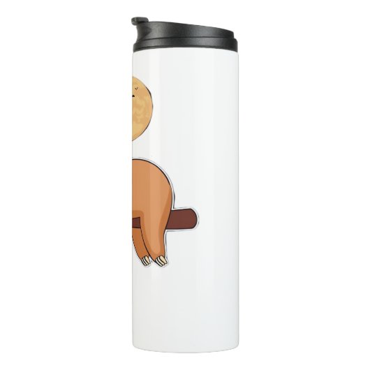 Halloween Witch Sloth Premium T-shirt Thermosbeker (Geroteerd rechts)