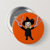 Halloween Witch Spell Ronde Button 7,6 Cm (Voorkant /achterkant)