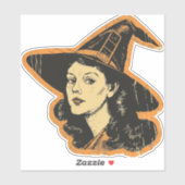  Halloween Witch Spooky Seizoen Sticker (Vel)
