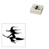 Halloween Witch Stamp Rubberstempel (Gestempeld)