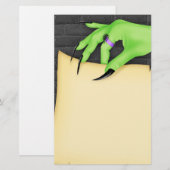 Halloween Witch Stationery Briefpapier (Voorkant / Achterkant)