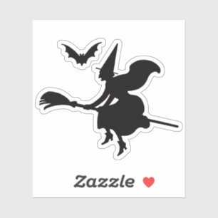 Halloween Witch Sticker