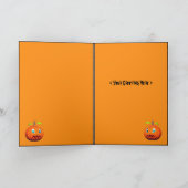 Halloween Witch Stirring Cauldron (foto lijst) Kaart (Binnen)