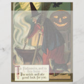 Halloween Witch Stirring Magic Cauldron (Voorkant)