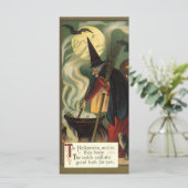 Halloween Witch Stirring Magic Cauldron (Staand voorkant)