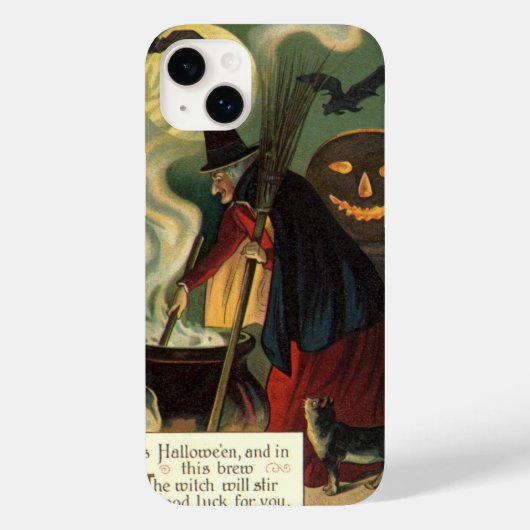  Halloween Witch Stirring Magic Cauldron Case-Mate iPhone Case (Achterkant)