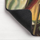 Halloween Witch Stirring Magic Cauldron Muismat (Hoek)