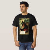 Halloween Witch Stirring Magic Cauldron T-shirt (Voorkant volledig)