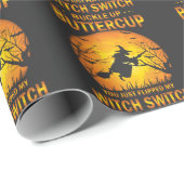Halloween Witch Switch Buckle Up Buttercup Cadeaupapier (Rol Hoek)