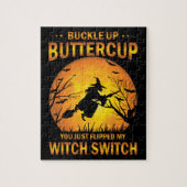 Halloween Witch Switch Buckle Up Buttercup Legpuzzel (Verticaal)