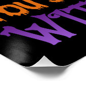 Halloween Witch Switch Buckle Up Buttercup Perfect Poster (Hoek)