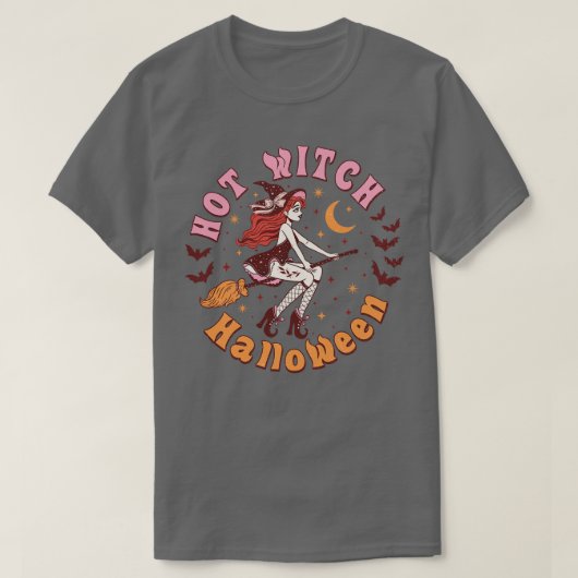 Halloween witch t-shirt (Design voorkant)