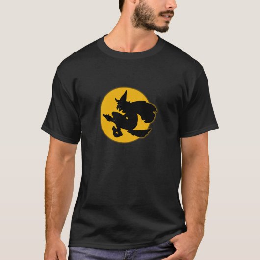Halloween Witch T-Shirt uit 1930 (Voorkant)