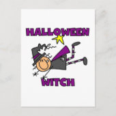 Halloween Witch T-shirts en Gifts Briefkaart (Voorkant)