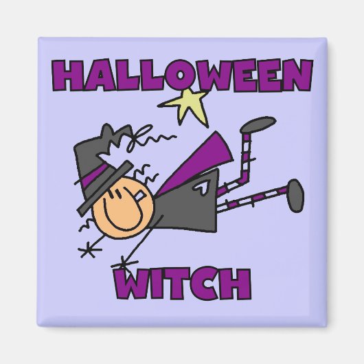 Halloween Witch T-shirts en Gifts Magneet (Voorkant)