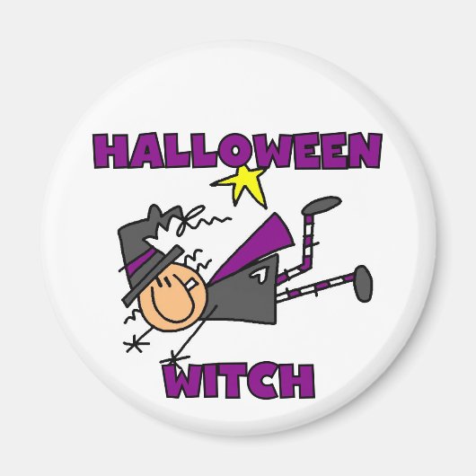 Halloween Witch T-shirts en Gifts Magneet (Voorkant)