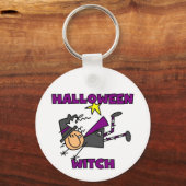 Halloween Witch T-shirts en Gifts Sleutelhanger (Voorkant)