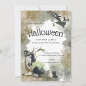 Halloween Witch Thaise Uitnodiging (Voorkant)