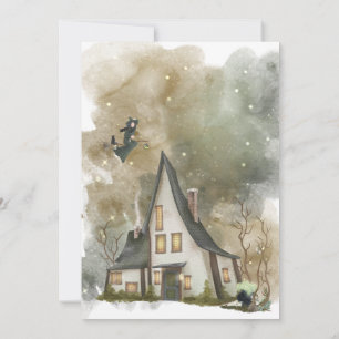 Halloween Witch Thaise Uitnodiging