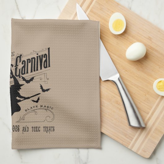  Halloween Witch Theedoek (Quarter Fold)