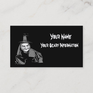 Halloween witch-thema en visitekaartje contactkaartje