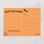 Halloween Witch Theme Groeten Briefkaart (Achterkant)
