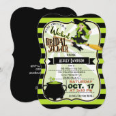 Halloween Witch Theme Vrijgezellenfeest Kaart (Voorkant / Achterkant)