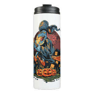 Halloween witch thermosbeker
