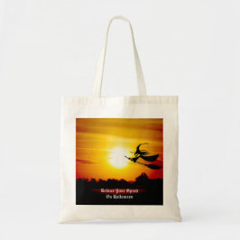 Halloween Witch Tote Bag