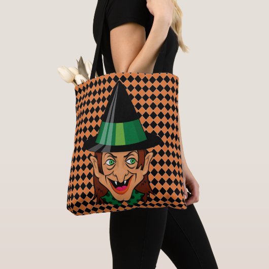 Halloween Witch Tote Bag (Dichtbij)
