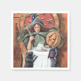Halloween Witch Vakantie papier servetten