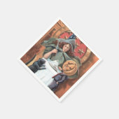 Halloween Witch Vakantie papier servetten (Hoek)