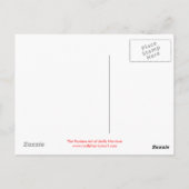 Halloween Witch Vampire Briefkaart (Achterkant)