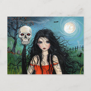 Halloween Witch Vampire Briefkaart
