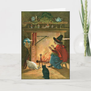  Halloween Witch van Warm Hearth Card Kaart