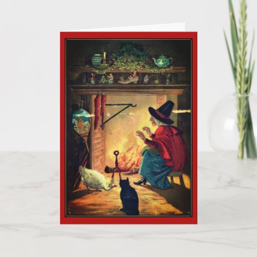  Halloween Witch van Warm Hearth Kaart (Voorkant)